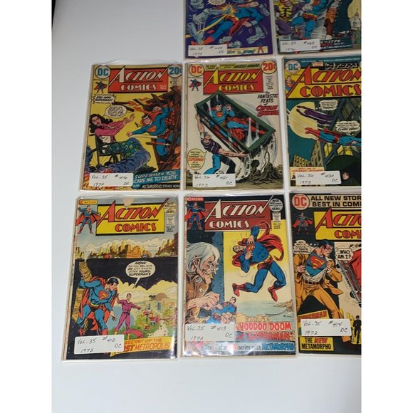 10 SUPERMAN DC COMICS - Picture 3 of 6